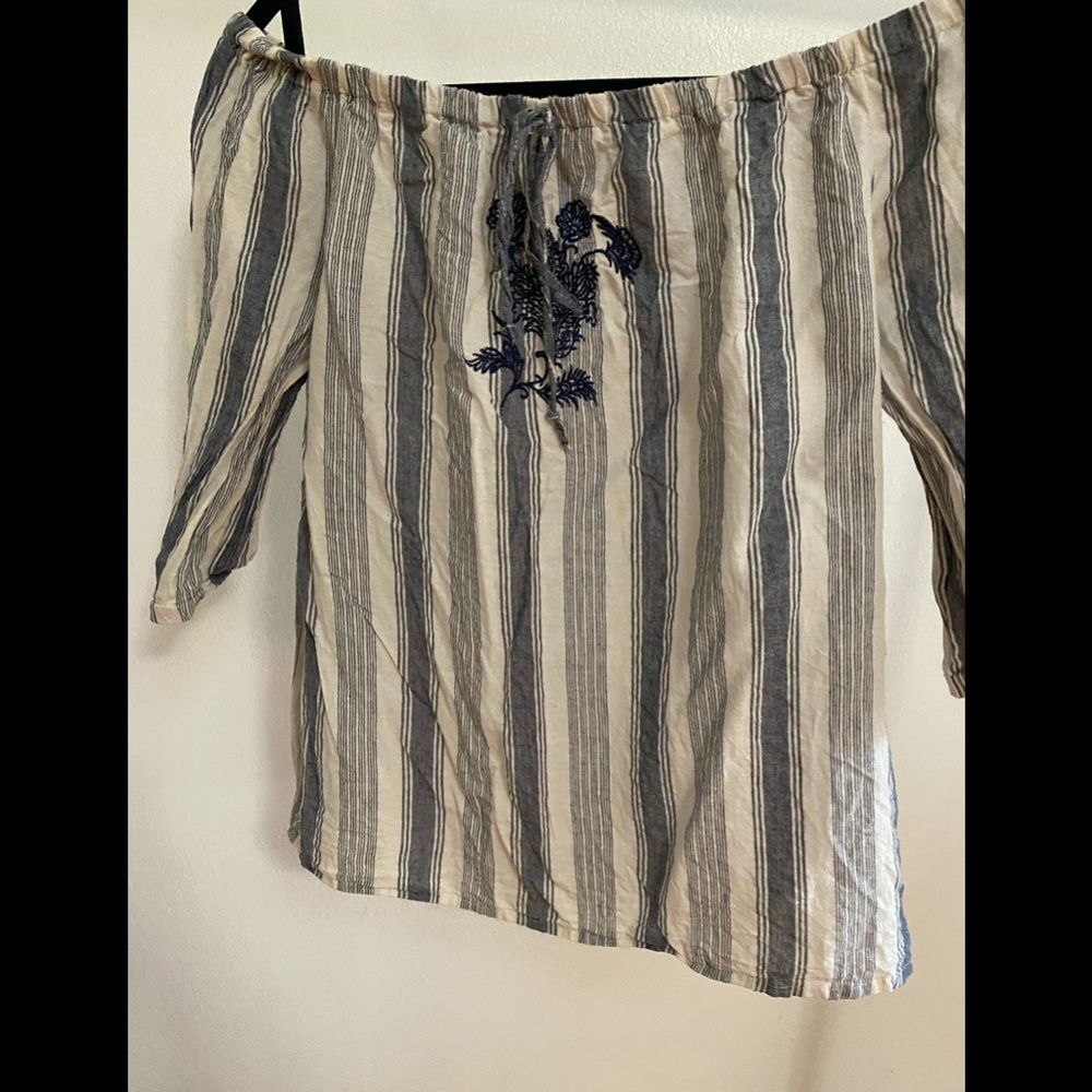 Off the shoulder blouse